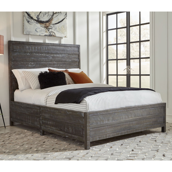 Industrial Lodge Home Barry Solid Wood Standard Bed Wayfair